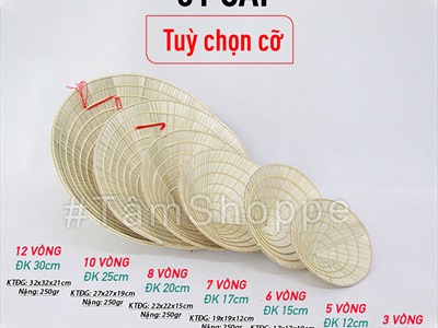 Nón lá trang trí hàng đẹp nhiều cỡ NON-T-01